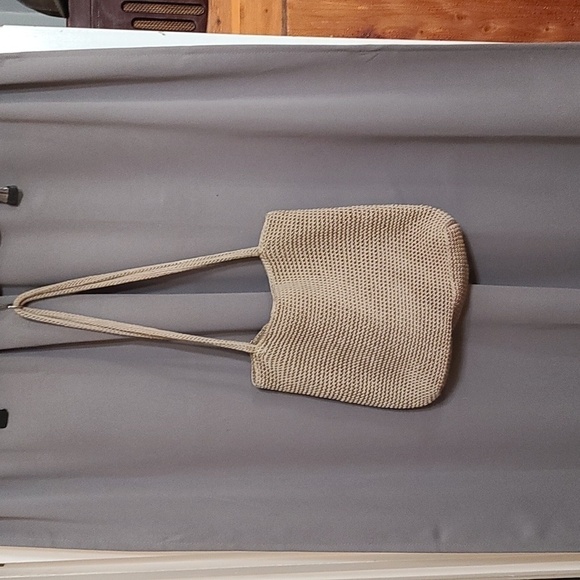 The Sak Handbags - The Sak Womens Sholder Bag Purse TAN 3 Compartments EUC